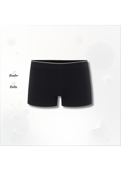 Ezowear Erkek 3'lü Boxer Seti – Siyah Gri Karışık Renkler modelleri