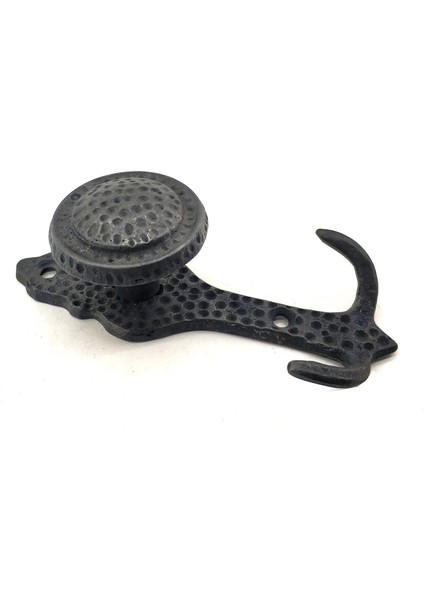 Antika Tarz Dekoratif Pirinç Portmanto Askı - 115X51 Mm, Oksit