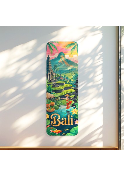 Modern Bali Temalı Pleksi Akrilik Duvar Tablosu – Uv Baskılı Pleksi Dekoratif Tablo – Ev, Ofis, Salon ve Oturma Odası Için Şık ve Modern Duvar Dekoru