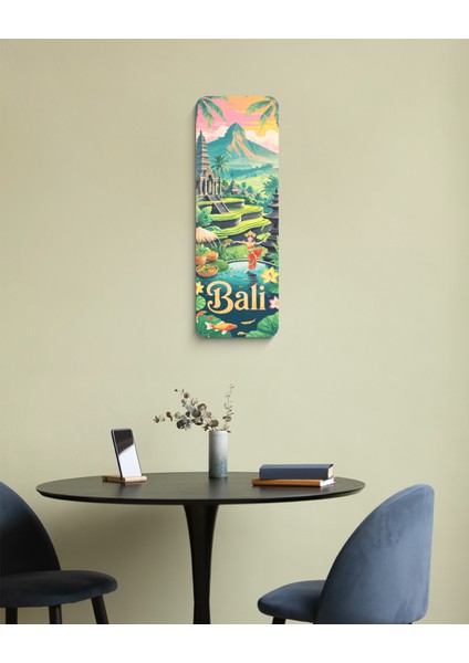 Modern Bali Temalı Pleksi Akrilik Duvar Tablosu – Uv Baskılı Pleksi Dekoratif Tablo – Ev, Ofis, Salon ve Oturma Odası Için Şık ve Modern Duvar Dekoru