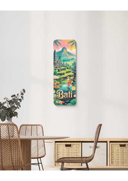 Modern Bali Temalı Pleksi Akrilik Duvar Tablosu – Uv Baskılı Pleksi Dekoratif Tablo – Ev, Ofis, Salon ve Oturma Odası Için Şık ve Modern Duvar Dekoru