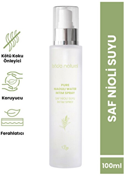 %100 Doğal Nioli Suyu 100 ml Kötü Koku Önleyici İntim Bakım Spreyi Günlük Kullanıma Uygun indirimleri