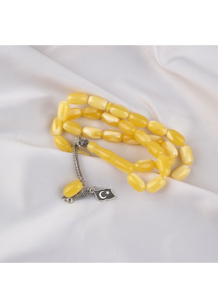 Beyrut Damla Alpaka Püskül Tombul Beyzi Kesim 8X14MM Tesbih indirimleri