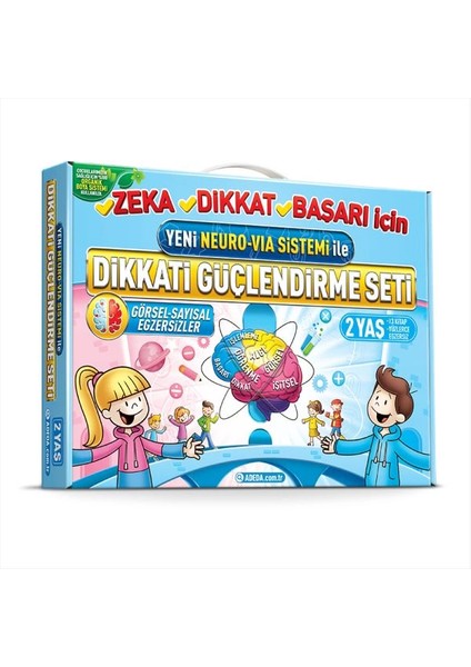 Dikkati Güçlendirme Seti - Anasınıfı –2 Yaş Neuro-Via