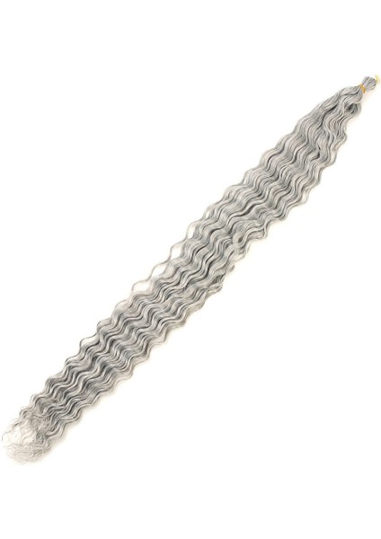 Rus Afro Dalgası Saç / Gri