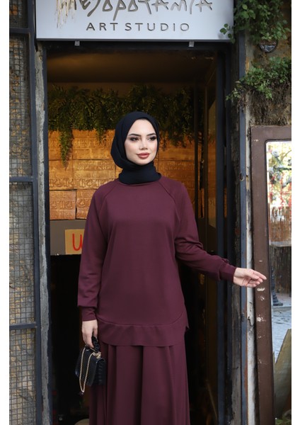 Oval Kesim Modal Etekli Takım fırsatları