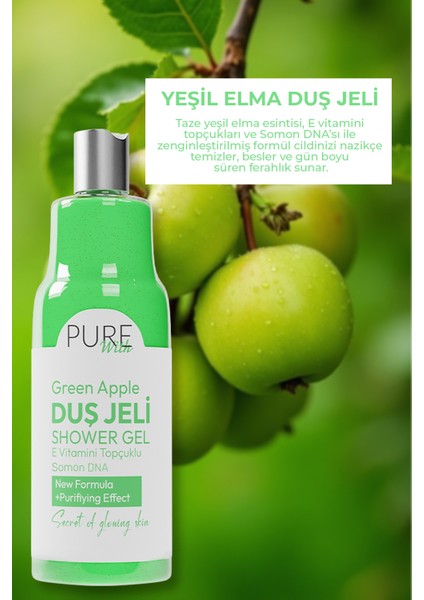 E Vitaminli Yeşil Elma Özlü Arındırıcı Duş Jeli – 2X400 ml indirimleri