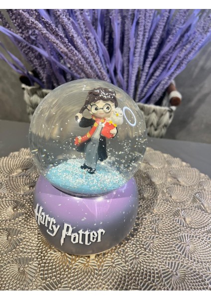 Harry Potter Figürlü Müzikli Işıklı Büyük Boy Kar Küresi