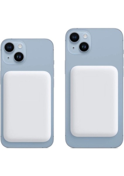 iPhone 11 12 13 14 15 16 17 Pro Max Plus 4000 Mah Magsafe Powerbank Kablosuz Şarj Felak Suresi