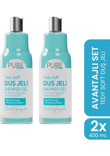 E Vitaminli Okyanus Özlü Hyaluronik Asitli Duş Jeli – 2X400 ml