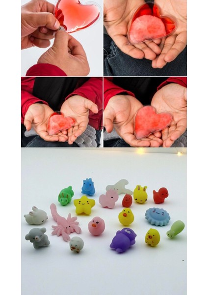 Romantik Hediye Kutusu – Sonsuzluk Gülü, Kar Küresi ve Mini Tavşan Konsept Set