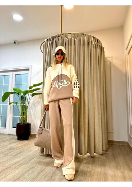 Poodle Ikili Şık Rahat Kesim Konforlu Eşofman Takımı