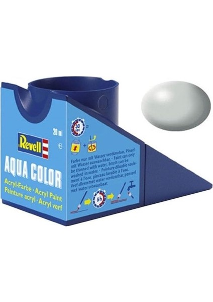 Aqua Color Yarı Parlak Açık Gri 18ML-36371 + Revell 03323 M24 Chaffee, Çok Renkli + 4 Revell Set