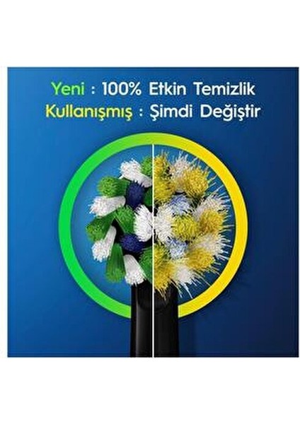 D103 Vitality Pro Cross Action Şarjlı Diş Fırçası - Siyah 3 Fırçalama Modu ile Derin Temizlik indirimleri