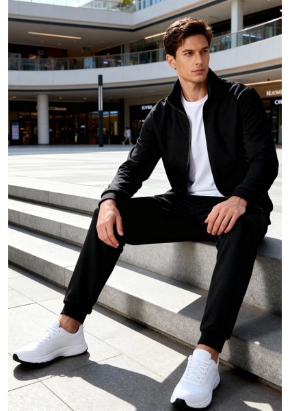 Hugo Siyah Jogger Erkek Eşofman Takım - 85198