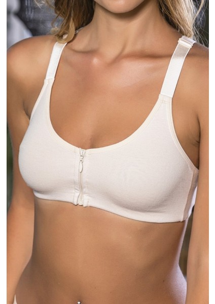 Ten Önden Fermuarlı Pamuklu Sütyen,günlük ve Medikal Kullanım Için, Kadın Iç Giyim modelleri
