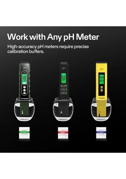 18 Paket Ph Metre Tampon Çözeltisi Tozu Ph 6 86/4 00/9 18 Hassas ve Kolay Ph Test Cihazı Kalibrasyonu Için Ph Tampon Tozu (Yurt Dışından) indirimleri