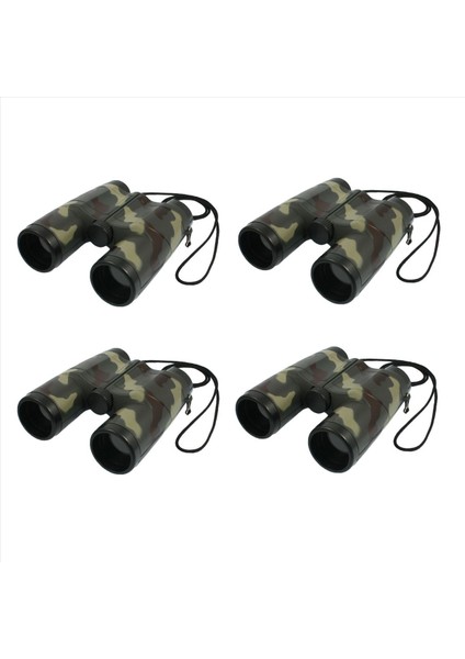 4 Adet 31MM Lens Kamuflaj Deseni Çocuk + Boyun Kayışı Için Binoküler Teleskop (Yurt Dışından)