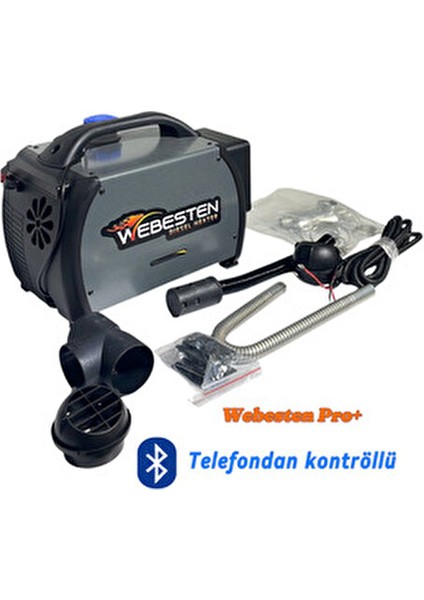 Pro Dizel Isıtıcı Taşınabilir 12/24/220V Uyumlu Sessiz ve Tasarruflu Araç İçi Aksesuar