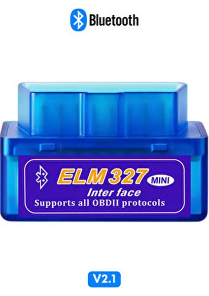 Elm 327 Super Mini Bluetooth V2.1 OBD2 Araç Arıza Tespit Cihazı 12 Volt Universal Araçlar İçin fırsatları