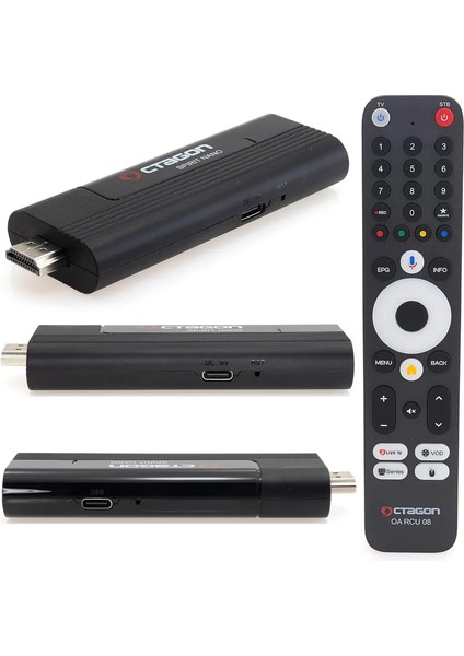Spırıt Nano 4K UHD Android Tv Ip-Stick