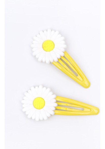 Sarı Papatya 2'li Çıtçıt Kız Çocuk Toka fiyatları