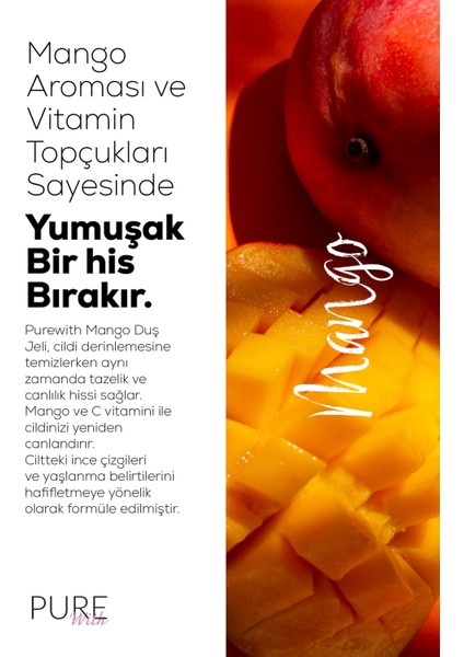 C Vitaminli Mango Özlü Yaşlanma Karşıtı Arındırıcı Duş Jeli – 4x 400 ml indirimleri