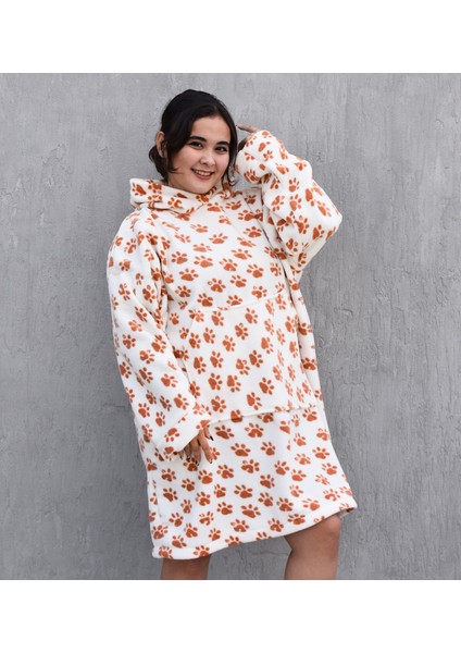 Giyilebilir Battaniye – Kapüşonlu Oversize Peluş Rahatlık fiyatları