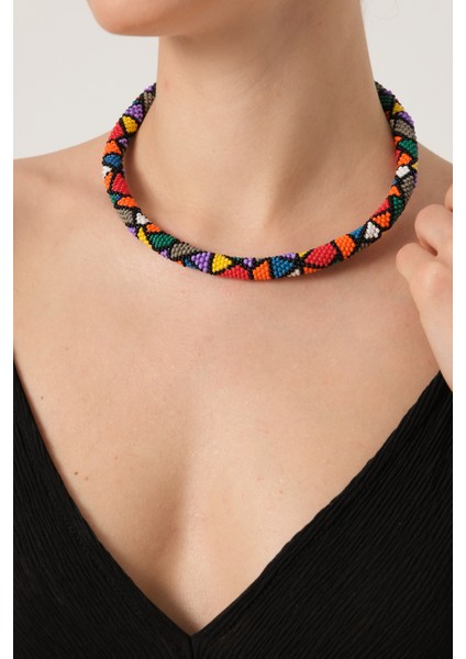 Afrika Desenli Bohem Kolye modelleri