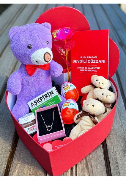 Sevgiliye Romantik Hediye Ayıcıklar ve Sonsuzluk Gülü Seti fiyatları