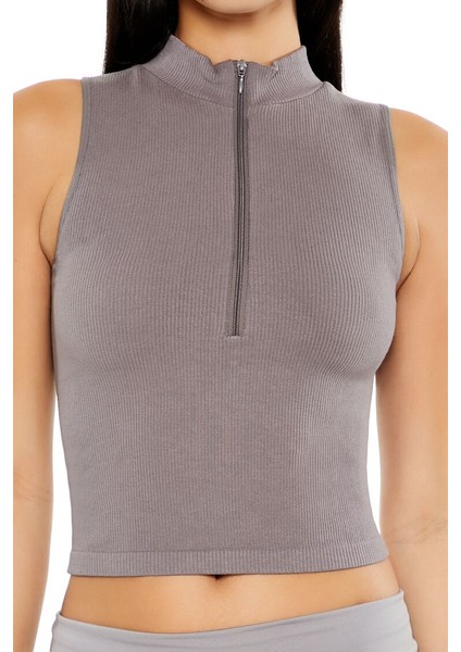 Dikişsiz Yarım Fermuarlı Atlet indirimleri