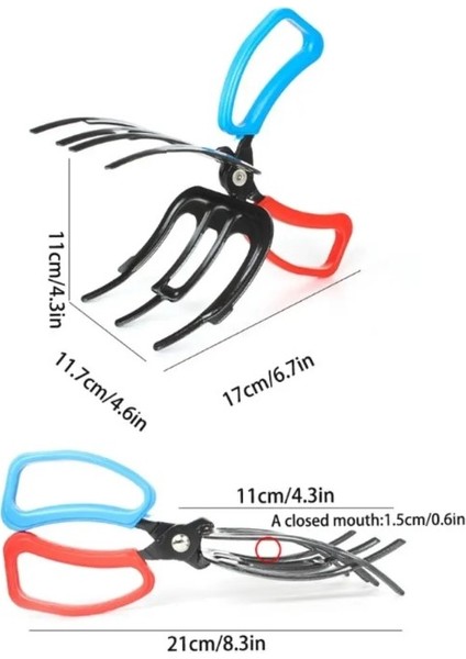 3 Pençeli 11 cm Balık Sabitleyici Maşa (5332) modelleri