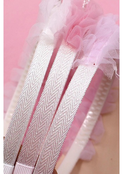 Taşlı ve Taraklı Koyu Pembe Renkli Kız Çocuk Prenses Taç- Kutulu indirimleri