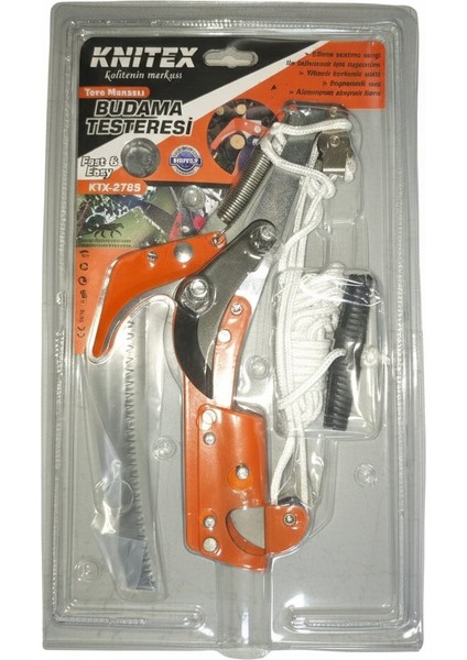 KTX-2785 Tepe Budama Testeresi | Uzun Saplı Ağaç Dal Kesme & Budama Testeresi fırsatları