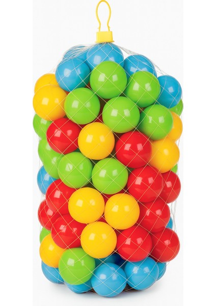 Renkli Havuz Topu 6cm 100 Adet Şişme Oyun Topu