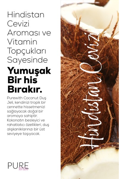 Hindistan Cevizi Özlü Nemlendirici Duş Jeli – 4X400 ml indirimleri