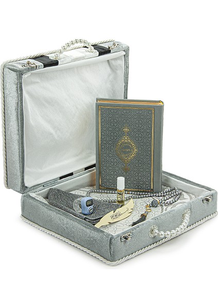 Sandıklı Damat Bohçasına Uygun Kuranı Kerim ve Seccade Seti fiyatları