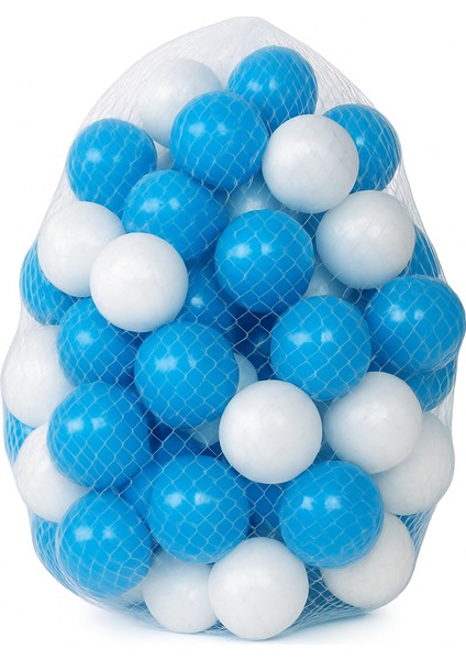 100 Adet Oyun Havuzu Topu Mavi Beyaz fiyatları