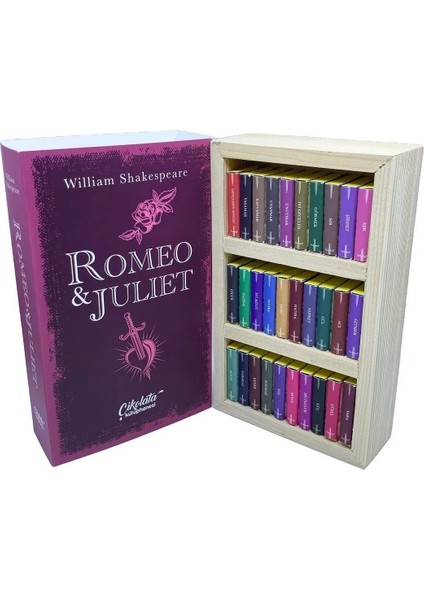 Romantik Temalı Çikolata Kutusu, Zarif ve Lezzetli Tatlar