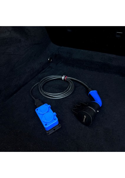 V2L (Vehicle to Load) Elektrikli Araç Uyumlu 2’li Priz Uzatma Adaptörü – 3 Metre – MG fırsatları
