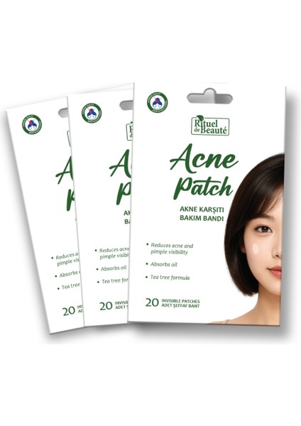 Akne Karşıtı Bakım Bandı 3'lü