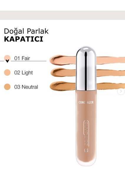 Zeitgard Signature Concealer Kapatıcı Parlak 5ml