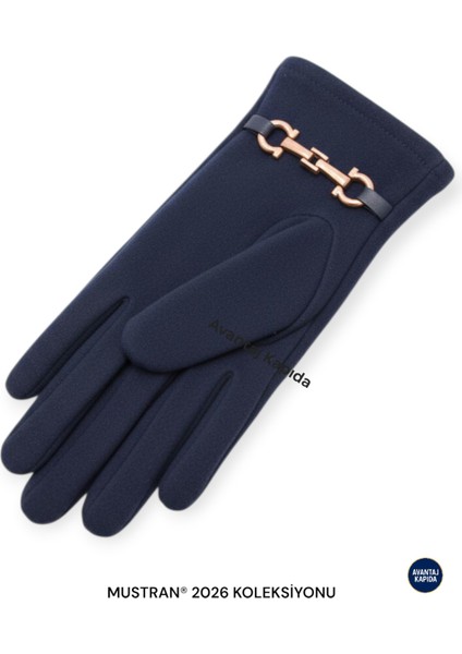 Suyutti Kadın Dokunmatik Süet Eldiven – Tokalı Kışlık Şık Model | Yeni Sezon 2026 Koleksiyonu modelleri