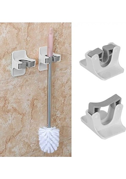 1 Adet Yapışkanlı Pratik Mop Temizlik Fırçası Temizlik Sopası Tutucu Süpürge Sopa Askısı fiyatları