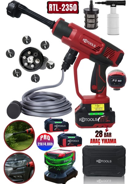 28 Bar Bordo Araç Yıkama Makinesi