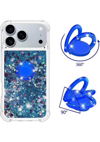 Halka Kickstand Halka Kickstand Köpüklü IPhone 17 Pro Için Telefon Kılıfı (Yurt Dışından) modelleri