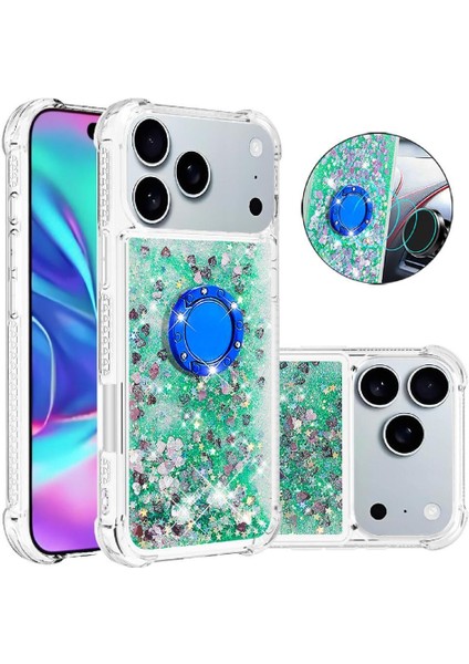 Halka Kickstand Halka Kickstand Köpüklü IPhone 17 Pro Için Telefon Kılıfı (Yurt Dışından)