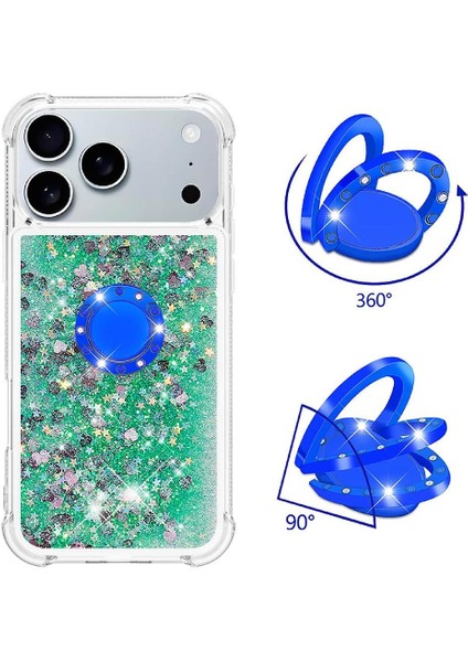 Halka Kickstand Halka Kickstand Köpüklü IPhone 17 Pro Için Telefon Kılıfı (Yurt Dışından) modelleri