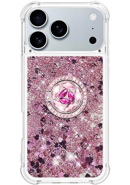 Halka Kickstand Halka Kickstand Köpüklü IPhone 17 Pro Için Telefon Kılıfı (Yurt Dışından) modelleri