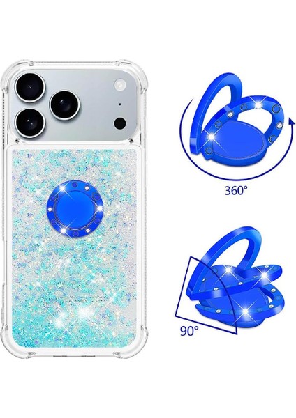 Halka Kickstand Halka Kickstand Köpüklü IPhone 17 Pro Için Telefon Kılıfı (Yurt Dışından) modelleri